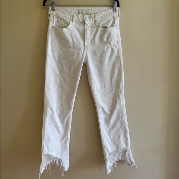MOTHER Superior The Dutchie Ankle Jaws Jeans Almost Innocent Size 27 - Picture 3 of 12
